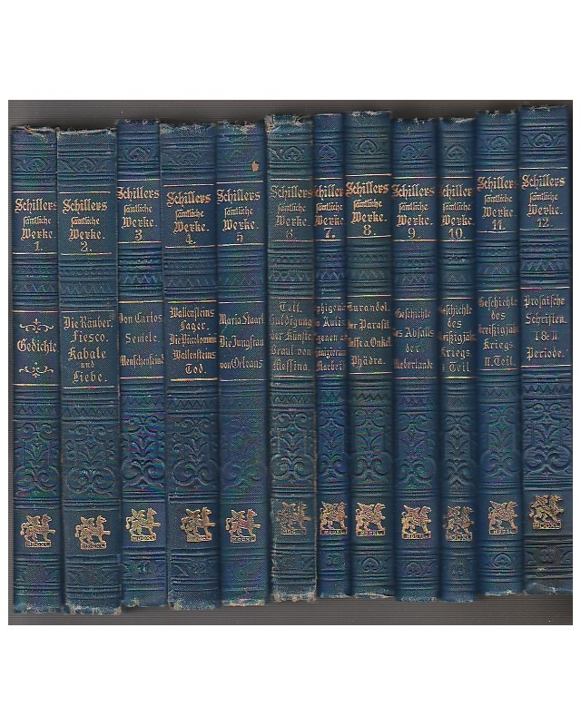 Schiller - Schillers sämtliche Werke - in 15 Bänden