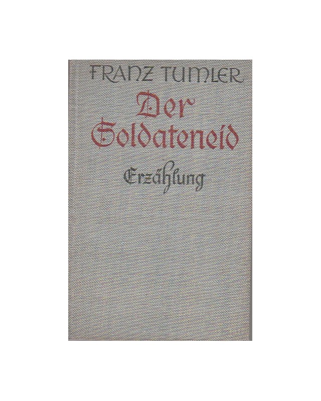 Der Soldateneid - Eine Erzählung