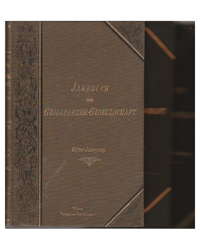 Jahrbuch der Grillparzer-Gesellschaft