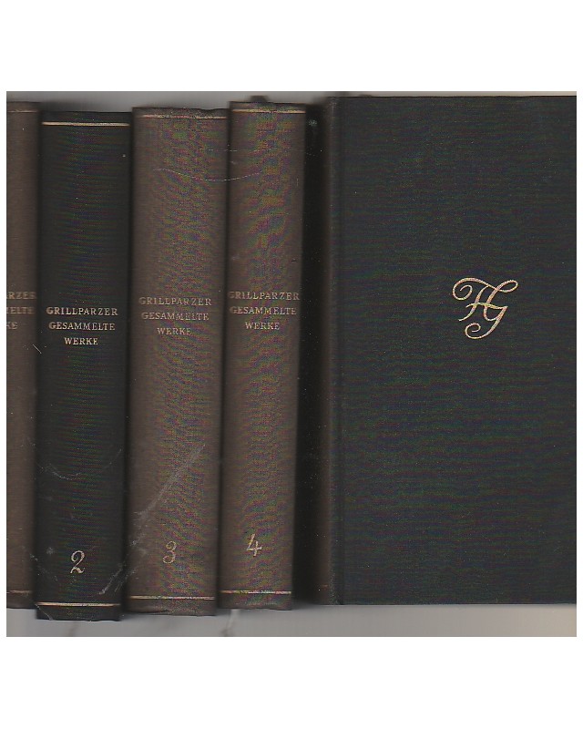 Dram. Werke von Grillparzer