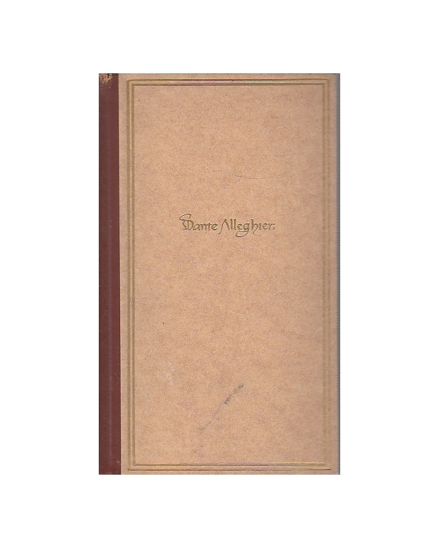 Dante - Werke - Italienisch-Deutsch