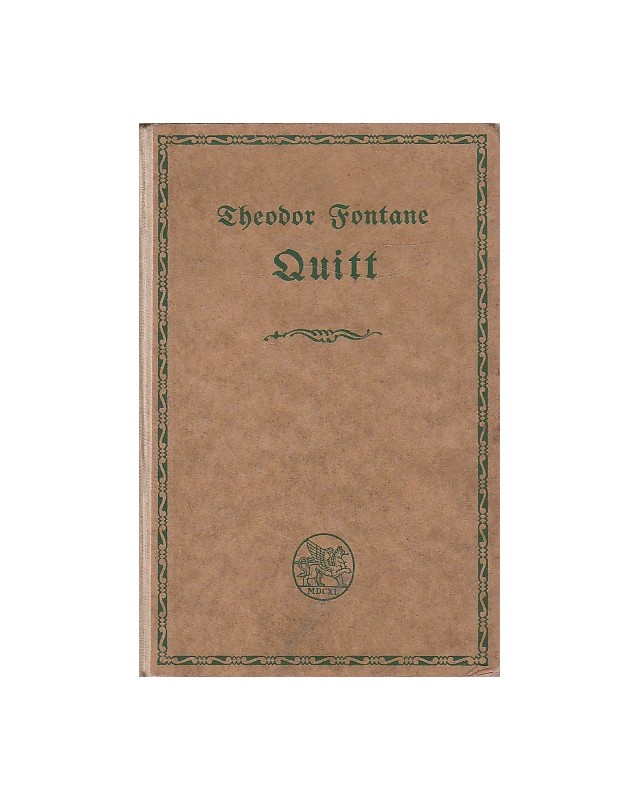 Fontane - Quitt - Roman