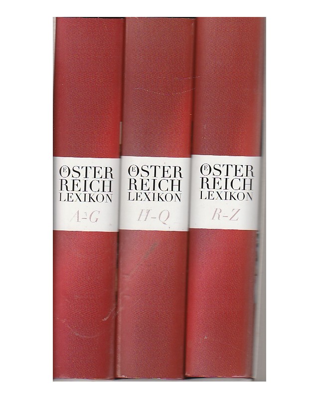 Österreich-Lexikon in drei Bänden - im Schuber
