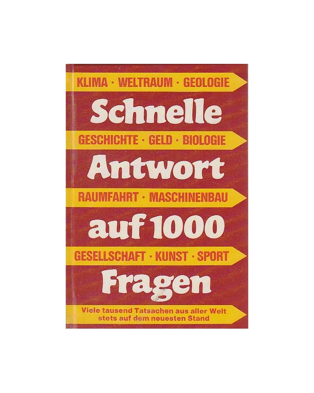 Schnelle Antwort auf 1000 Fragen