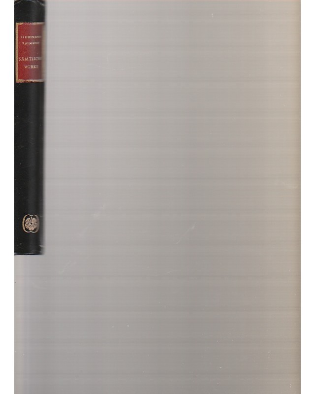 Ferdinand Raimund - Sämtliche Werke