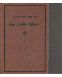 Aus Spätherbsttagen - Erzählungen