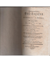 Topographisches Post-Lexikon aller Ortschaften d. k.k. Erbländer.