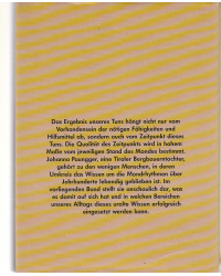 Vom richtigen Zeitpunkt