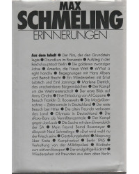 Max Schmeling - Erinnerungen