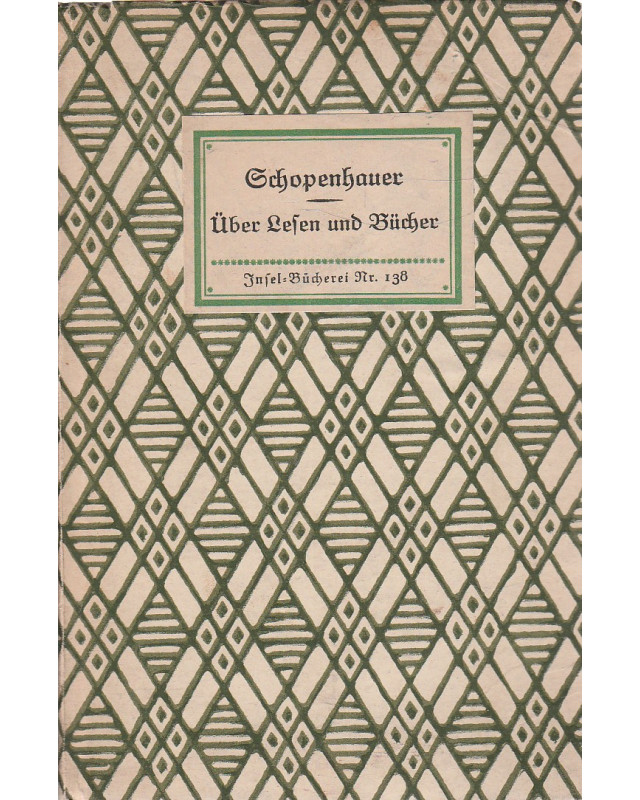 Insel-Bücherei Nr. 138 - Über Lesen und Bücher