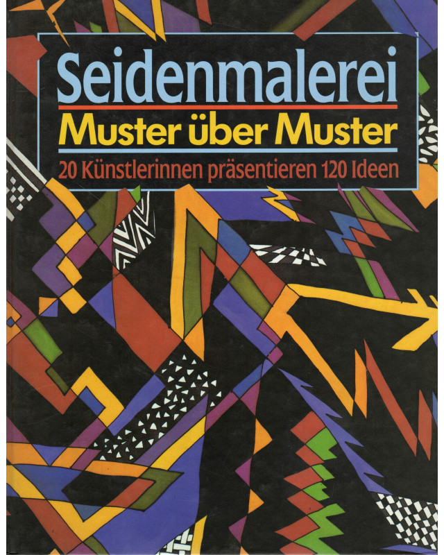 Seidenmalerei-Muster über Muster