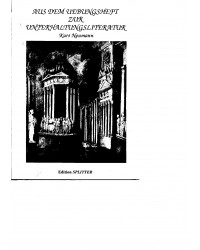 Aus dem Übungsheft zur Unterhaltungsliteratur