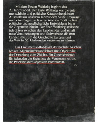 Der erste Weltkrieg - Bilder, Daten, Dokumente