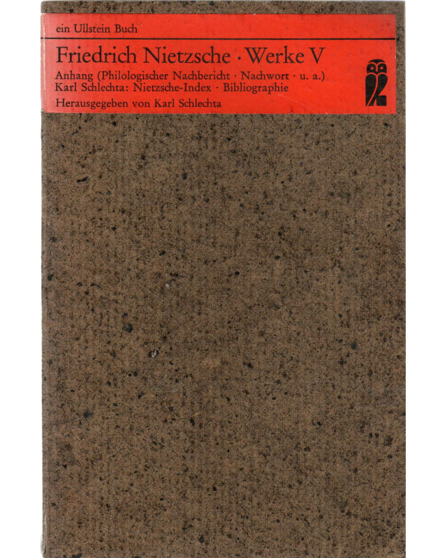Friedrich Nietzsche Werke 5