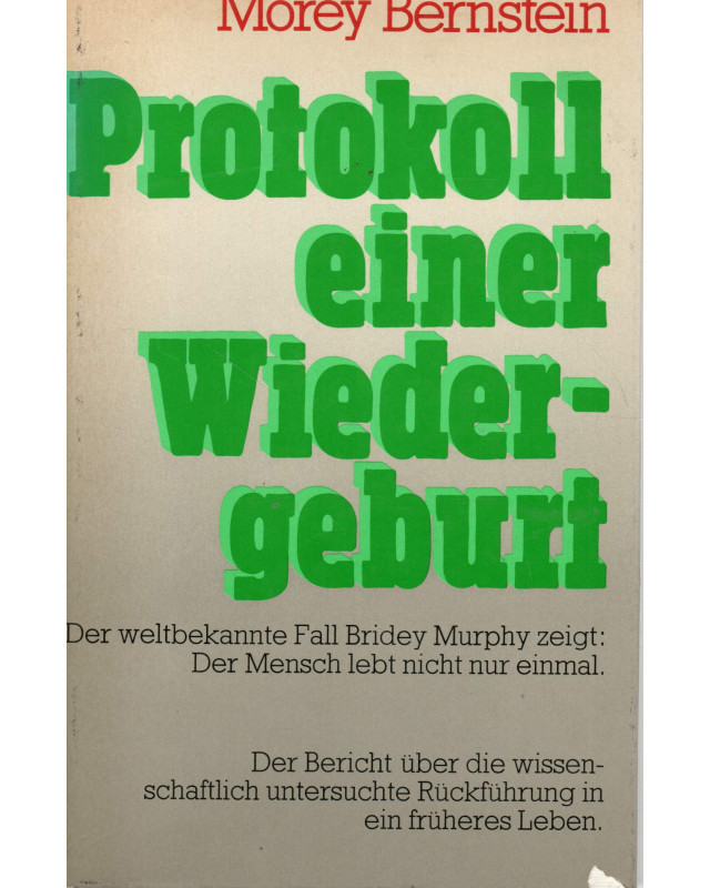 Protokoll einer Wiedergeburt