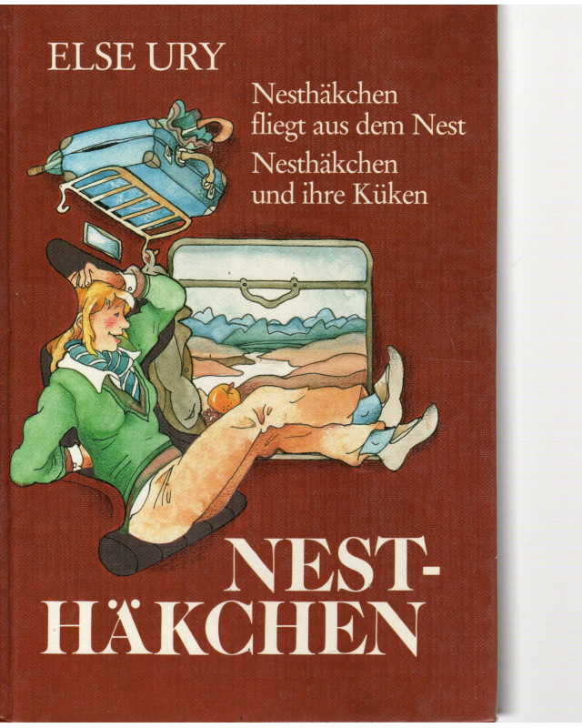 Nesthäkchen - fliegt aus dem Nest, und ihre Küken - in einem Band