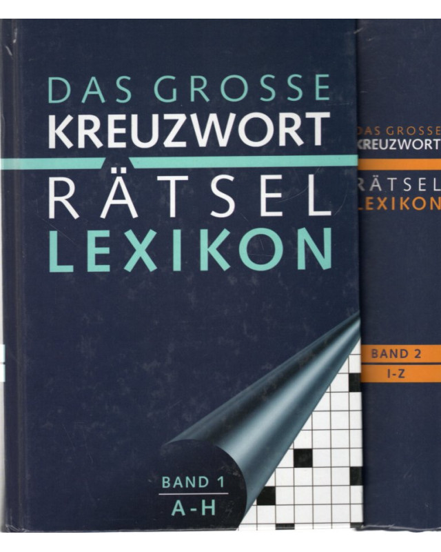 Das große Kreuzwort-Rätsellexikon in 2 Bänden