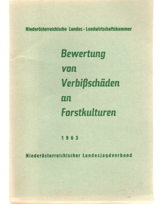 Bewertung von Verbissschäden