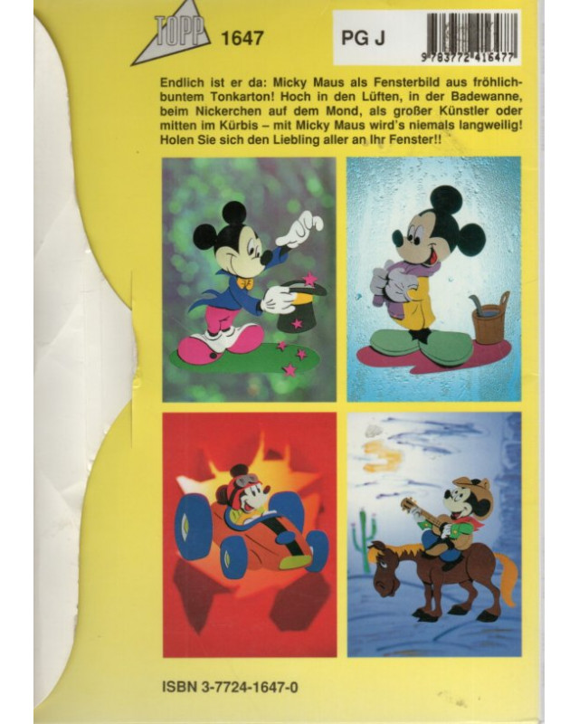 Micky Maus Fensterbilder
