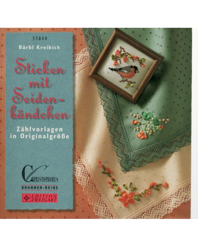 Sticken mit Seidenbändchen