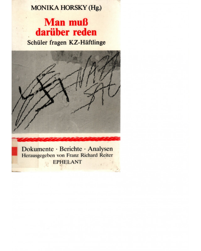 Man muß darüber reden