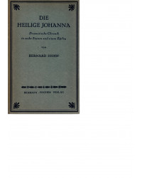 Bernard Shaw - Die Heilige Johanna - Dramatische Chronik ...