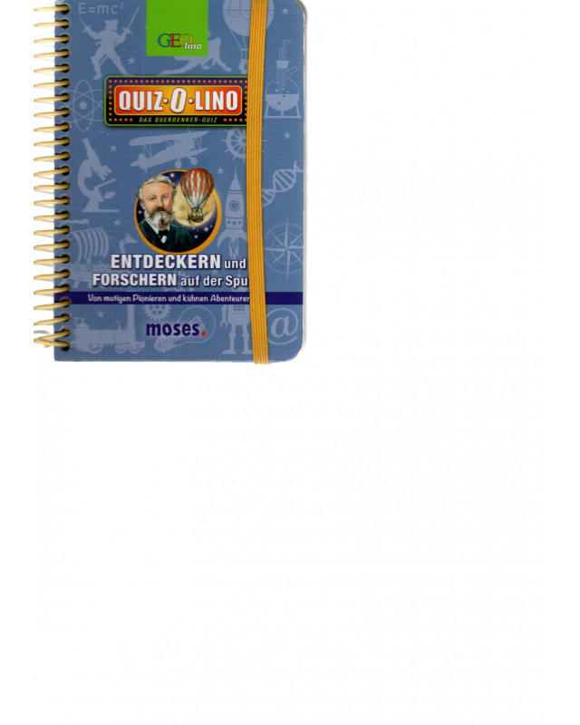Quiz-O-lino - Entdeckern und Forschern auf der Spur - Von mutigen Pionieren und kühnen Abenteurern - Für 1-4 Spieler