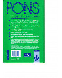 PONS Cambridge Advanced Learner's Dictionary - mit CD-ROM