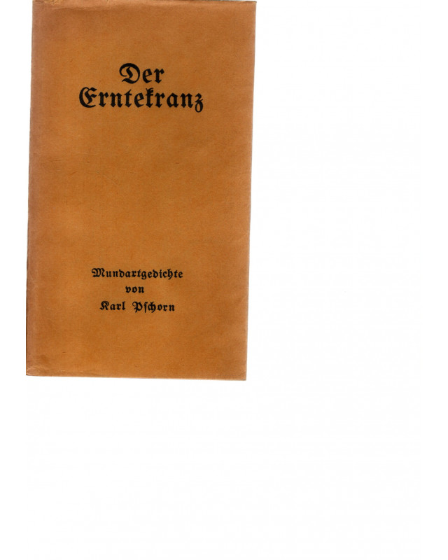 Der Erntekranz  - Mundartgedichte Niederdonau