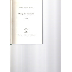 Ich darf dich nicht lieben