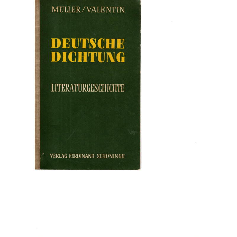 Deutsche Dichtung - Kleine Geschichte unserer Literatur