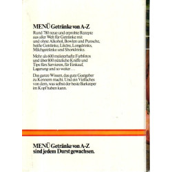 Menü - Getränke von A-Z