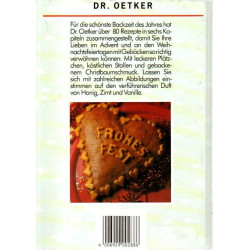 Weihnachtliches Backen  Dr. Oetker