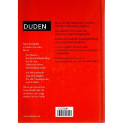 Duden - Die deutsche Rechtschreibung - Das umfassende Standardwerk auf der Grundlage der amtlichen Regeln