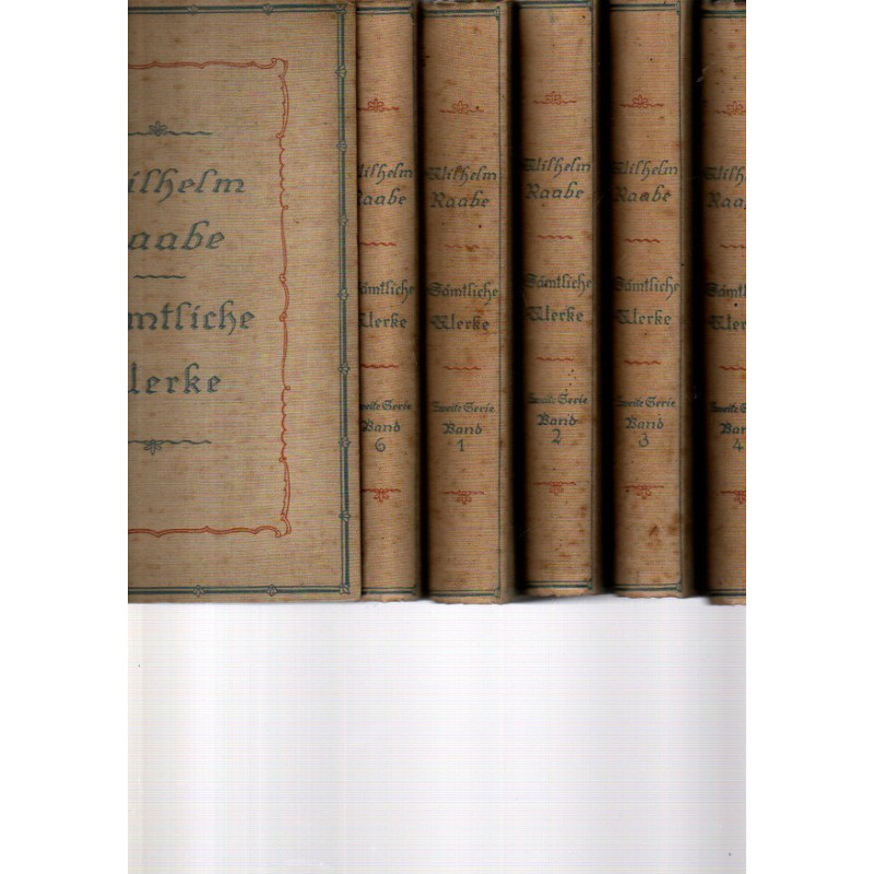 Wilhelm Rabe - Sämtliche Werke Band 1-6