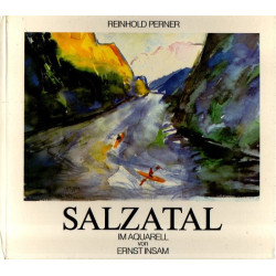 Salzatal im Aquarell von Ernst Insam