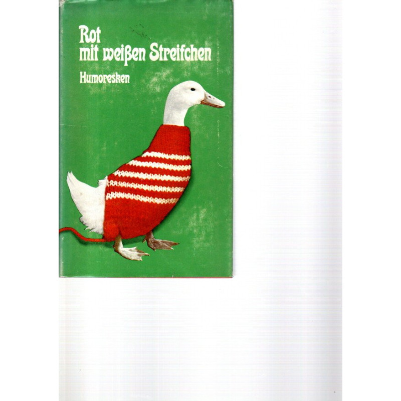 Rot mit weißen Streifchen