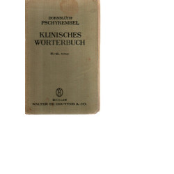 Dornblüth-Pschyrembel - Klinisches Wörterbuch - 39. - 42. Auflage