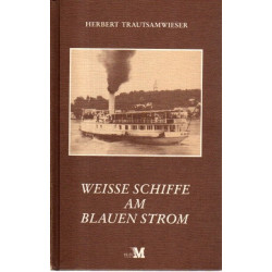 Weisse Schiffe am blauen Strom