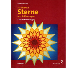 Strahlende Sterne aus Seidenpapier