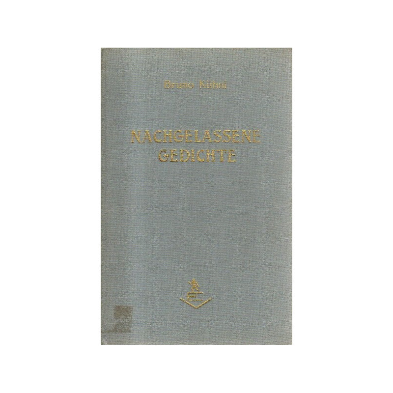 Nachgelassene Gedichte