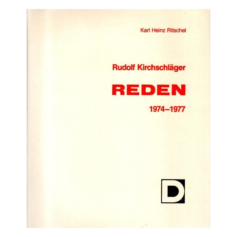 Rudolf Kirchschläger - Reden 1974 - 1977