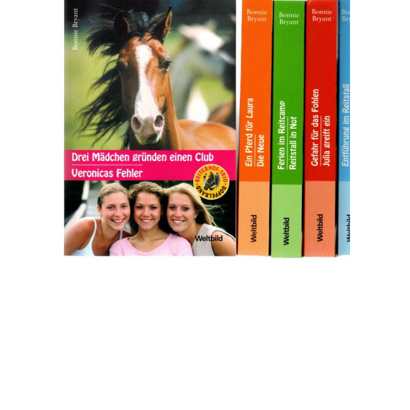 Bonnie Bryant - Reiterhof-Trio - Doppelband - Band 1 bis 5 - Taschenbuch