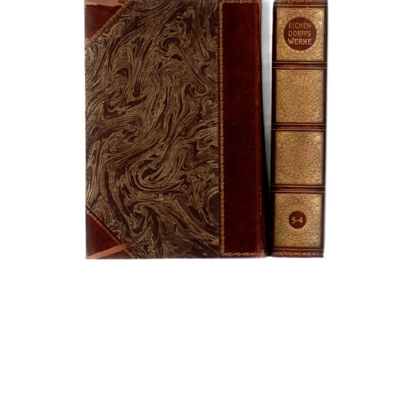 Goldene Kassiker-Bibliothek - Eichendorffs Werke - Band 1-2, Band 3-4 (2 Bücher)