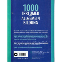 1000 Irrtümer der Allgemeinbildung - Unglaublich, aber wahr