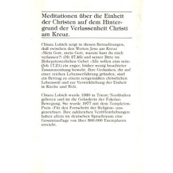 Jesus der Verlassene und die Einheit - Hilfen zum christlichen Leben