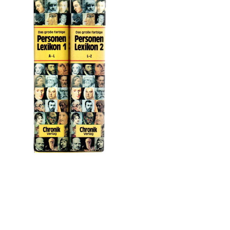 Personen-Lexikon -  A-L / L-Z  -  2 Bände im Schubber
