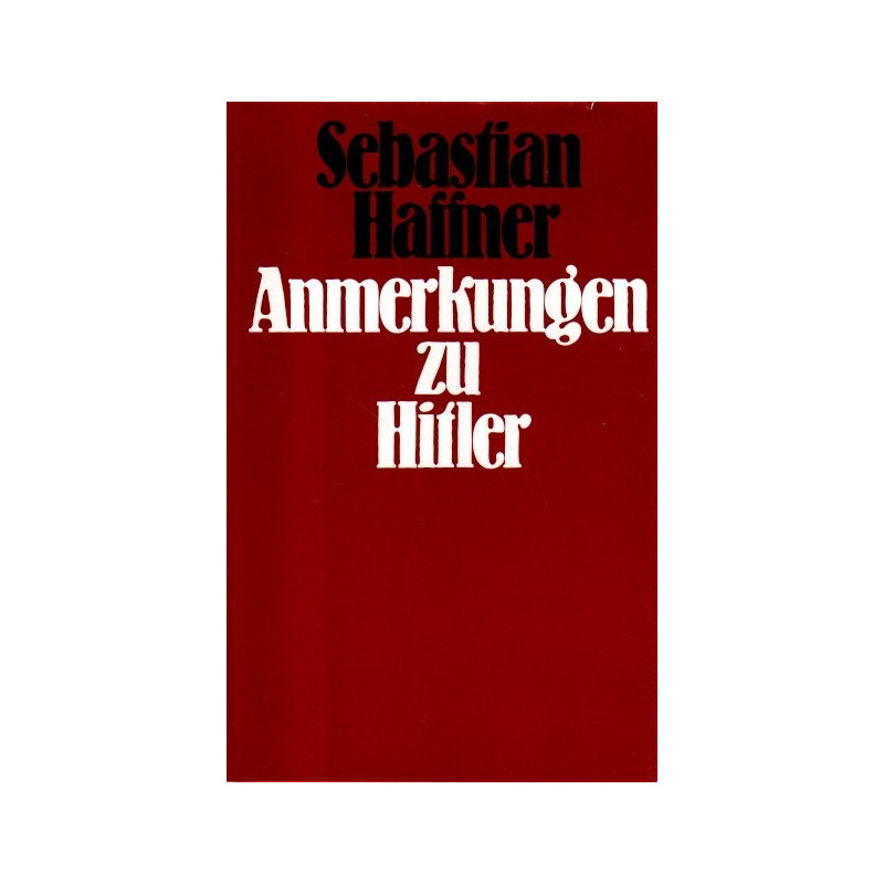 Anmerkungen zu Hitler